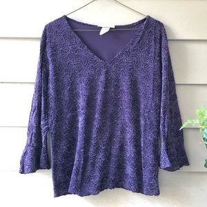 Purple Lace BOHO Top